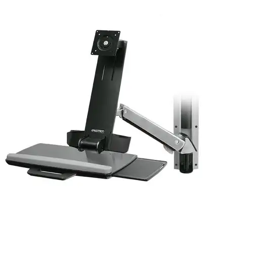 Ergotron Styleview Sit-Stand Combo Arm 61 cm (24'') Pared Aluminio