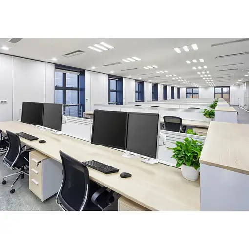 Ergotron LX Series Desk Dual Direct Arm 63,5 cm (25'') Escritorio Blanco