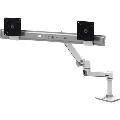 Ergotron LX Series Desk Dual Direct Arm 63,5 cm (25'') Escritorio Blanco