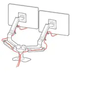 Ergotron LX Series 45-245-224 soporte para monitor 68,6 cm (27'') Escritorio Negro