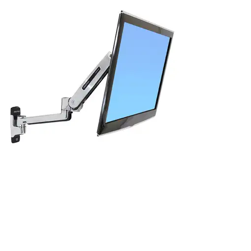 Ergotron LX Sit-Stand Wall Mount LCD Arm 106,7 cm (42'') Pared Acero inoxidable