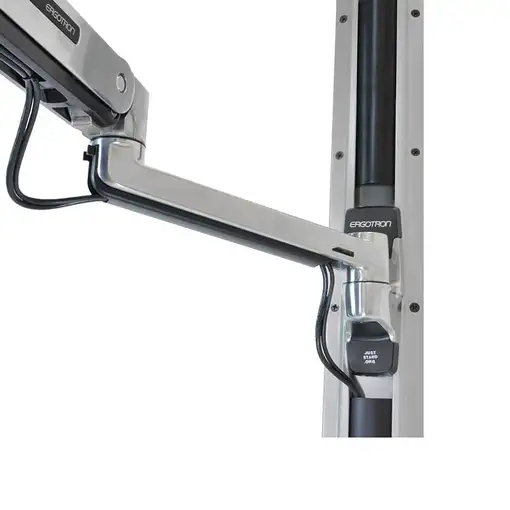 Ergotron LX Sit-Stand Wall Mount LCD Arm 106,7 cm (42'') Pared Acero inoxidable
