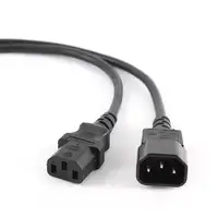 Gembird PC-189-VDE-3M cable de transmisión Negro C14 acoplador