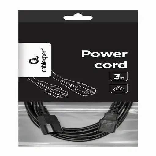 Gembird PC-189-VDE-3M cable de transmisión Negro C14 acoplador