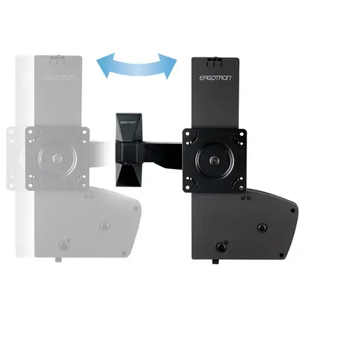 Ergotron 61-113-085 soporte para monitor 106,7 cm (42") Pared Negro
