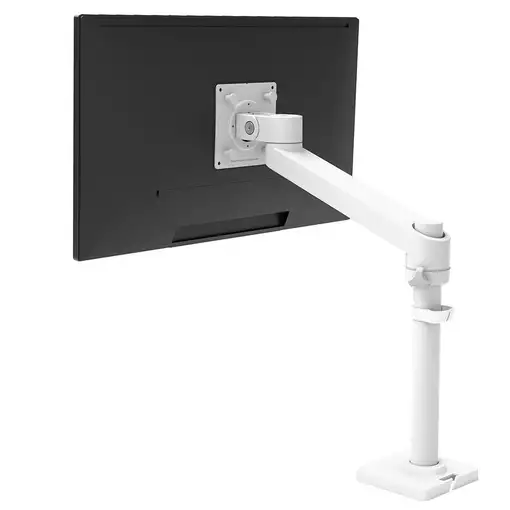 Ergotron NX Series NX MONITOR ARM WHITE 86,4 cm (34'') Escritorio Negro, Blanco