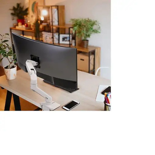 Ergotron HX Series 45-475-216 soporte para monitor 124,5 cm (49'') Escritorio Blanc