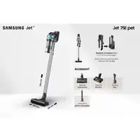 Samsung VS20B75AGR1 Aspiradora escoba 2 en 1 Batería Secar Sin bolsa 550 W Negro,