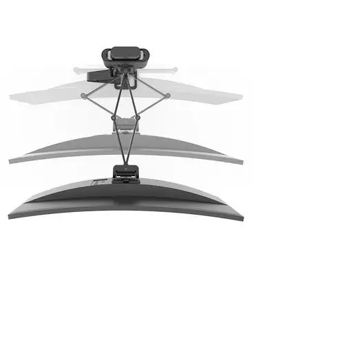 Ergotron TRACE 45-630-224 soporte para monitor 96,5 cm (38'') Escritorio Negro