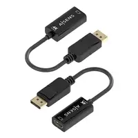 AISENS CONVERSOR DISPLAYPORT A HDMI 4K@60HZ, DP/M-HDMI/H, NEGRO, 15CM