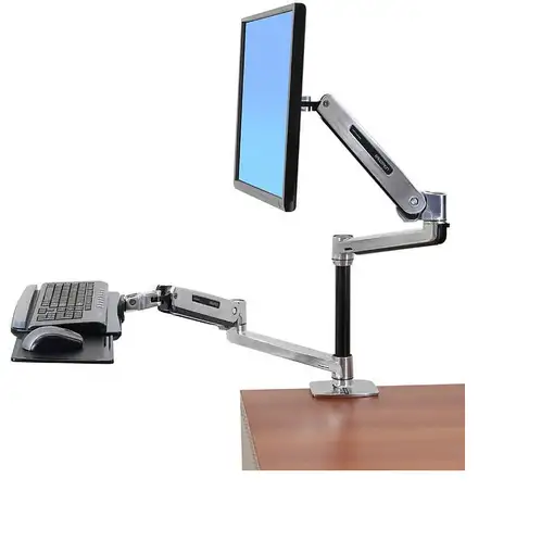 Ergotron LX Series LX HD Sit-Stand 116,8 cm (46'') Escritorio Aluminio