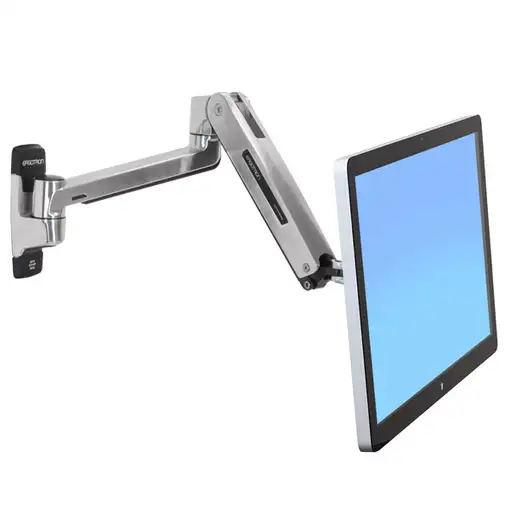 Ergotron LX HD Sit-Stand 116,8 cm (46'') Pared Plata