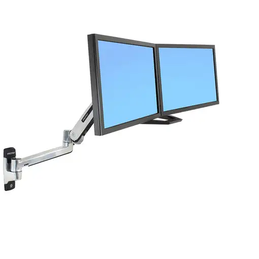 Ergotron LX HD Sit-Stand 116,8 cm (46'') Pared Plata