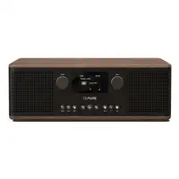 Pure Classic C-D6 Portátil Digital Negro, Nuez