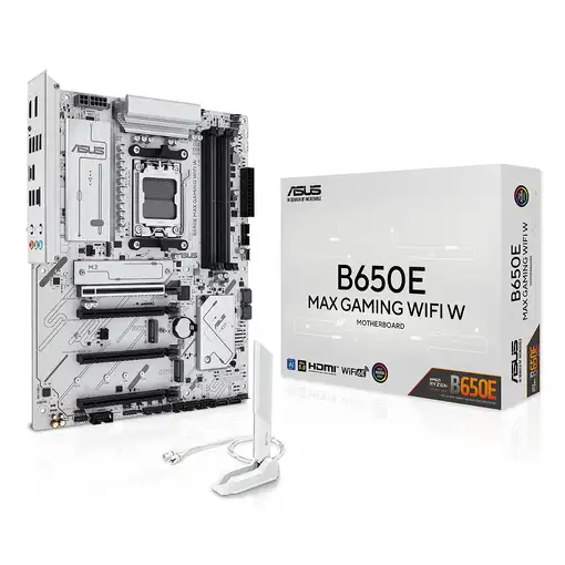 ASUS B650E MAX GAMING WIFI W AMD B650 Zócalo AM5 ATX