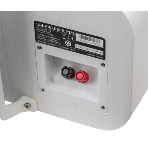 Polk Audio SIGS30CELWT altavoz De 5 vías Negro, Blanco Alámbrico