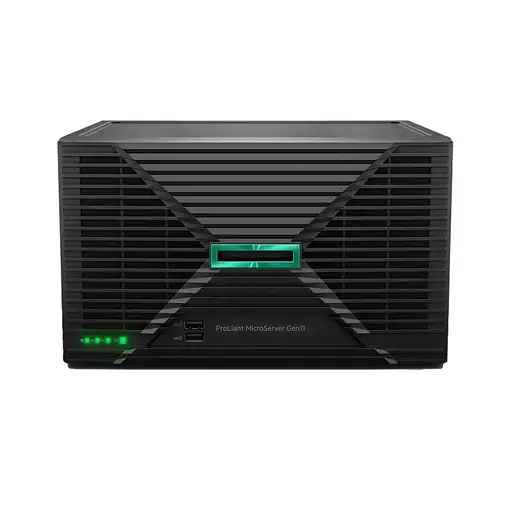 HPE ProLiant MicroServer Gen11 G7400 2-core VROC 4LFF-NHP 180W External PS Compute HPE ProLiant MicroServer Gen11 G7400 2-core VROC 4LFF-NHP 180W External PS Compute