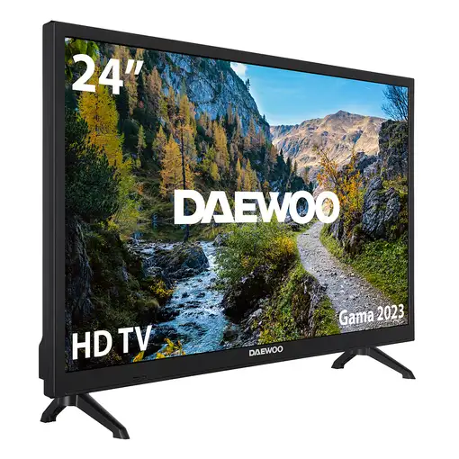 Televisor LED 24'' HD Negro 24DE04HL1 DAEWOO