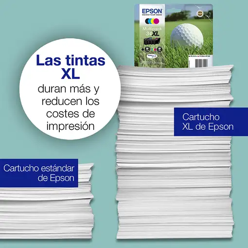 Epson Golf ball Tinta multipack 4 colores 34 DURABrite Ultra Pelota de golf
