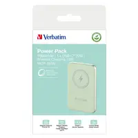 Verbatim Charge 'n' Go Polímero de litio 10000 mAh Cargador inalámbrico Verde