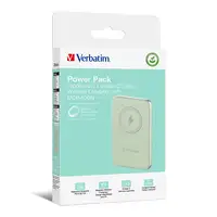 Verbatim Charge 'n' Go Polímero de litio 10000 mAh Cargador inalámbrico Verde