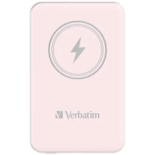 Verbatim Charge 'n' Go Polímero de litio 5000 mAh Cargador inalámbrico Rosa