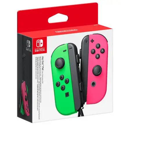 Nintendo Joy-Con Negro, Verde, Rosa Bluetooth Gamepad Analógico/Digital Nintendo S