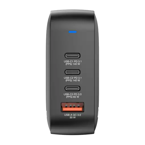 Verbatim Mini GaN Charger 165W Universal Negro Corriente alterna Carga rápida Inte