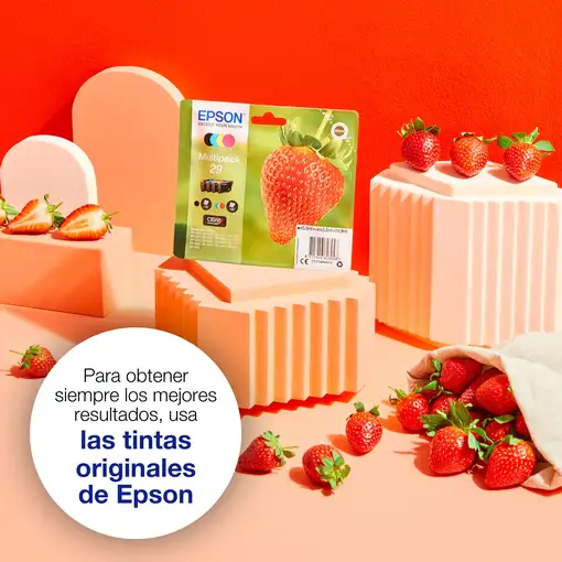 Epson Strawberry Singlepack Cyan 29 Claria Home Ink