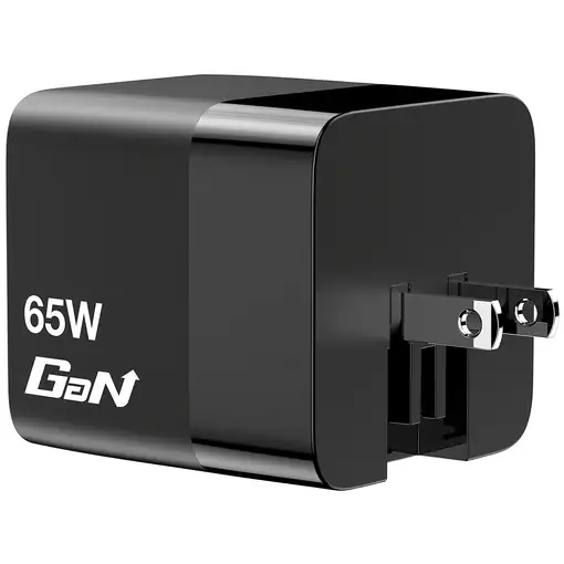 Verbatim GaN Charger 65W Universal Negro Corriente alterna Carga rápida Interior