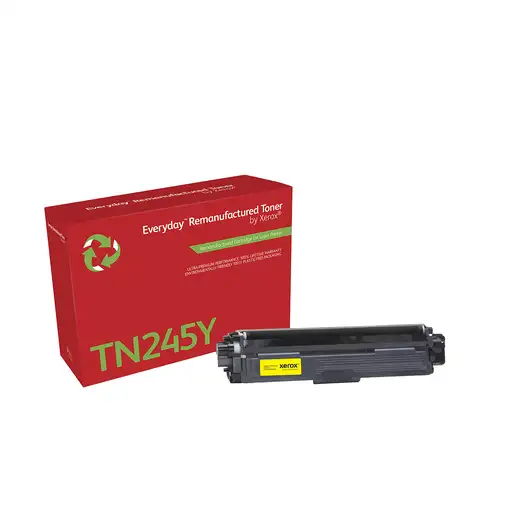 Everyday Tóner ™ Amarillo remanufacturado de Xerox es compatible con Brother TN245 Everyday Tóner ™ Amarillo remanufacturado de Xerox es compatible con Brother TN245