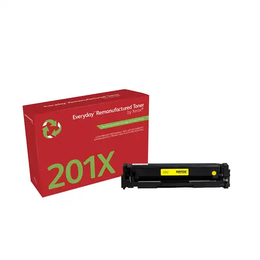 Everyday Tóner ™ Amarillo remanufacturado de Xerox es compatible con HP 201X (CF40