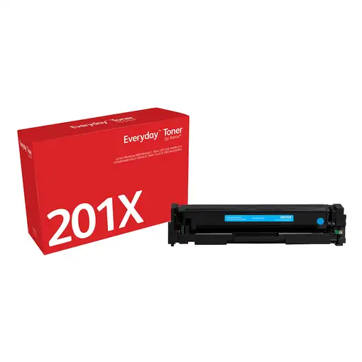 Everyday El tóner ™ Cian de Xerox es compatible con HP 201X (CF401X), Capacidad al