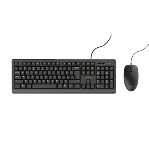 Trust TKM-250 teclado Ratón incluido Universal USB Español Negro