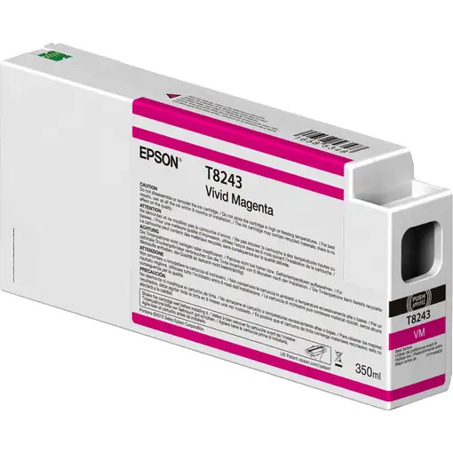 Epson Singlepack Vivid Magenta T824300 UltraChrome HDX/HD 350ml Epson Singlepack Vivid Magenta T824300 UltraChrome HDX/HD 350ml