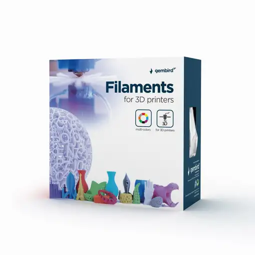 Gembird 3DP-ABS1.75-01-R material de impresión 3d ABS Rojo 1,4 kg