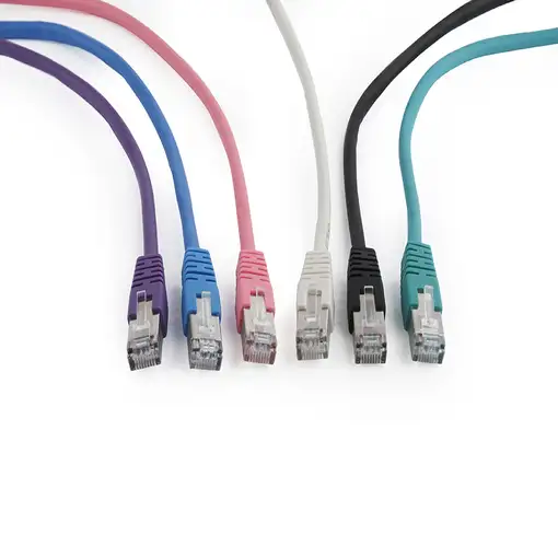 Gembird 1m CAT6 cable de red Verde F/FTP (FFTP)