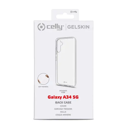 Celly GELSKIN funda para teléfono móvil 16,8 cm (6.6\) Transparente