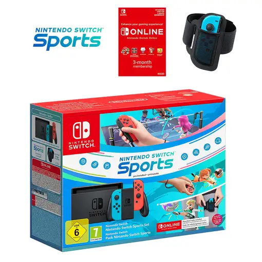 Consola Switch Sports Set portatil (6.2'') 32 GB Pantalla tactil Azul NINTENDO