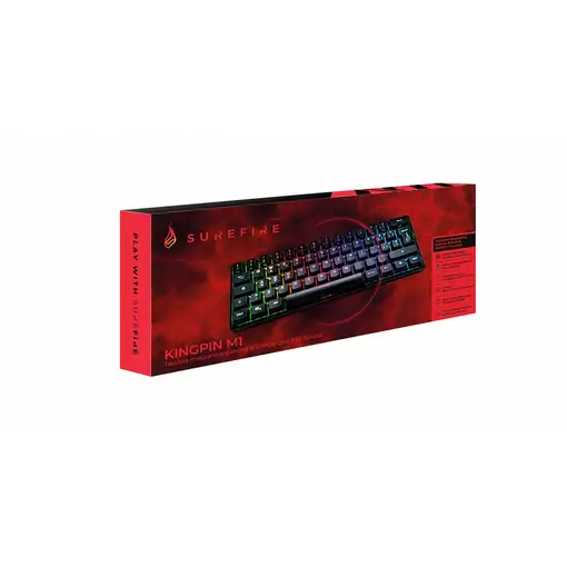 Verbatim KingPin M1 teclado Juego USB QWERTY Italiano Negro