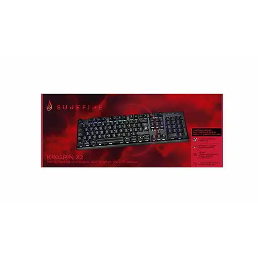 Verbatim KingPin X2 teclado Juego USB QWERTY Italiano Negro