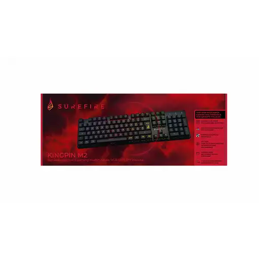 Verbatim KingPin M2 teclado Juego USB QWERTY Italiano Negro