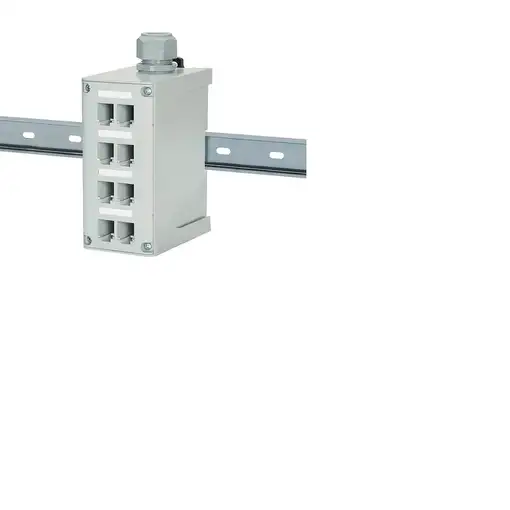Panduit FDME8RG chasis de red Gris