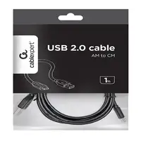 Gembird USB-A/USB-C, 1m cable USB USB 2.0 USB A USB C Negro