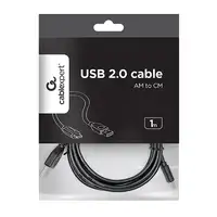 Gembird USB-A/USB-C, 1m cable USB USB 2.0 USB A USB C Negro Gembird USB-A/USB-C, 1m cable USB USB 2.0 USB A USB C Negro