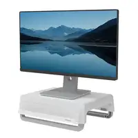 Fellowes 100016561 soporte para monitor Escritorio Gris, Blanco