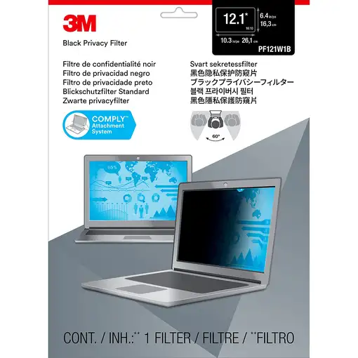 3M Filtro de privacidad de para ordenadores personales con pantalla panorámica de