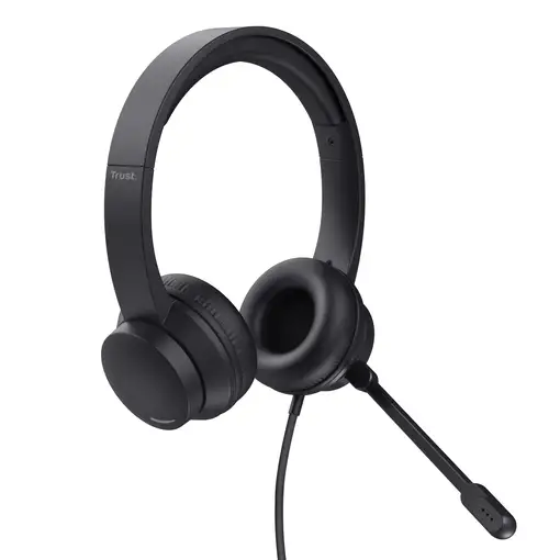 Trust HS-201 Auriculares Alámbrico Diadema Oficina/Centro de llamadas USB tipo A N