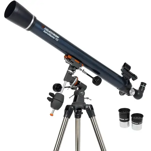 Celestron Astromaster 70EQ Refractor 165x Negro
