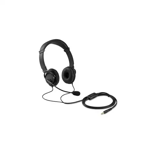 Kensington Auriculares clásicos de 3,5 mm con micrófono y control de volumen